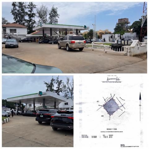 Functional Petrol Filling Station for Sale in Garki, Abuja – 3,104.95 sqm