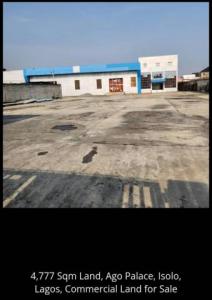 Prime 4,777sqm Commercial Development Land for Sale on Ago Palace Way, Isolo, Lagos