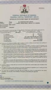 Prime 1.57 Hectares Residential Land in Maitama 2, Abuja – Tarred & Developed Environment