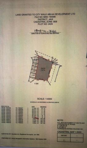 Prime 2-Hectare Development Land for Sale in Jahi, Abuja
