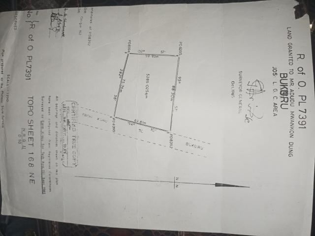 Joint Venture Opportunity – 5,286.025 sqm Prime Development Land, Buruku, Jos South