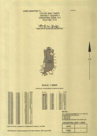 100 Hectares Prime Mixed-Use Development Land for Sale in Guzape 2, Abuja FCT