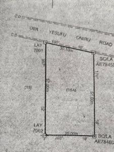 1,600SQM Oniru JV Land – 50:50 No Premium