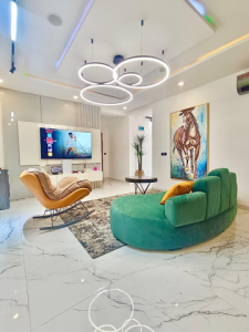 Smart 1-Bedroom Furnished Apartment with PS5, Pool & Gym in Ikate, Lekki