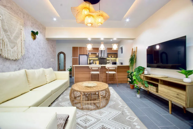 Fully Furnished 1-Bedroom Bohemian Retreat Apartment in Ikate, Lekki