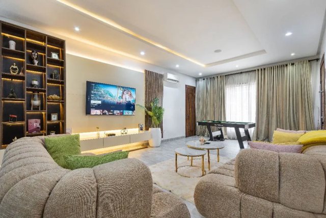 Luxury Furnished 3-Bedroom Serviced Apartment with Pool in Lekki Phase 1