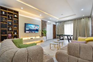 Luxury Furnished 3-Bedroom Serviced Apartment with Pool in Lekki Phase 1