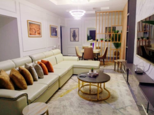Classic 2-Bedroom Serviced Apartment with Balcony & Treadmill