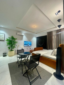 Spacious Furnished Studio Apartment with Pool & Gym in Ikate, Lekki