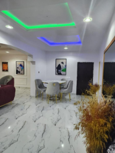 Luxury 3-Bedroom Serviced Apartment for Short Let in Opebi, Ikeja