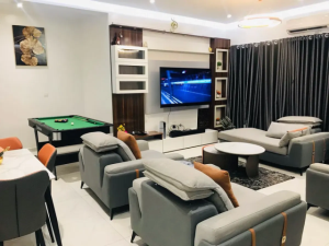 Luxury Furnished 1-Bedroom Short-Let Apartment with PS5 and Snooker in Adeniyi Jones, Ikeja