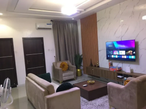 Fully Furnished 1-Bedroom Mini-Flat for Short Let in Ogba GRA, Ikeja, Lagos