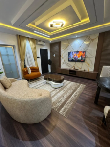 Furnished 1-Bedroom Serviced Apartment with 24-Hour Power in Allen, Ikeja