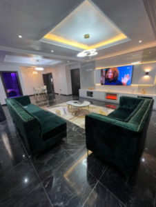 Large Executive 1-Bedroom Serviced Apartment for Short Let in Ikeja GRA, Lagos