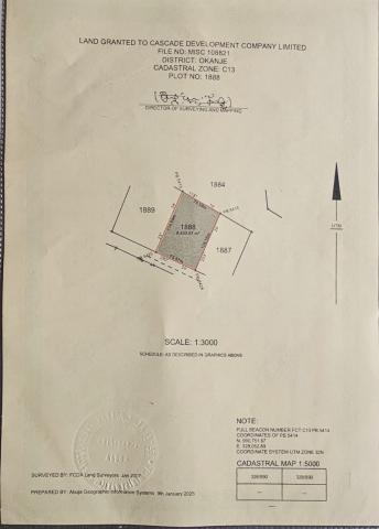 Prime 8,402.57sqm Mixed-Use Commercial Land for Sale in Okanje District, Abuja