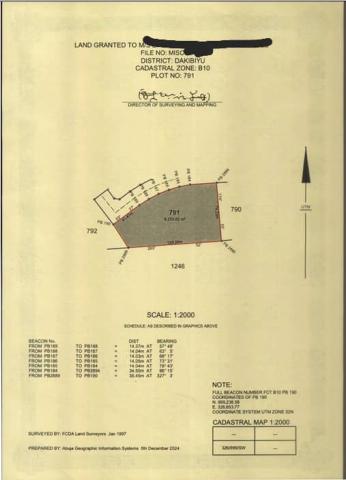 Prime 8,255sqm Residential Development Plot for Sale in Dakibiyu, Wuye, Abuja